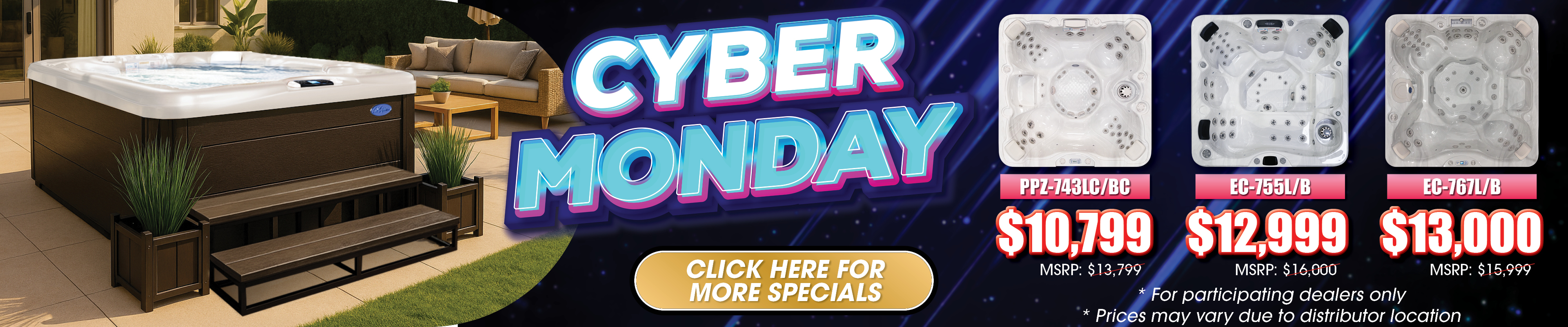 Calspas hot tub being used in a family setting - Jonesboro